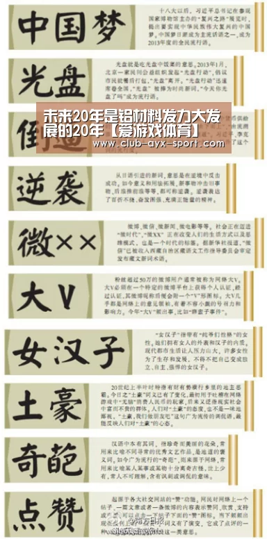 未来20年是铝材料发力大发展的20年【爱游戏体育】(图2) 爱游戏